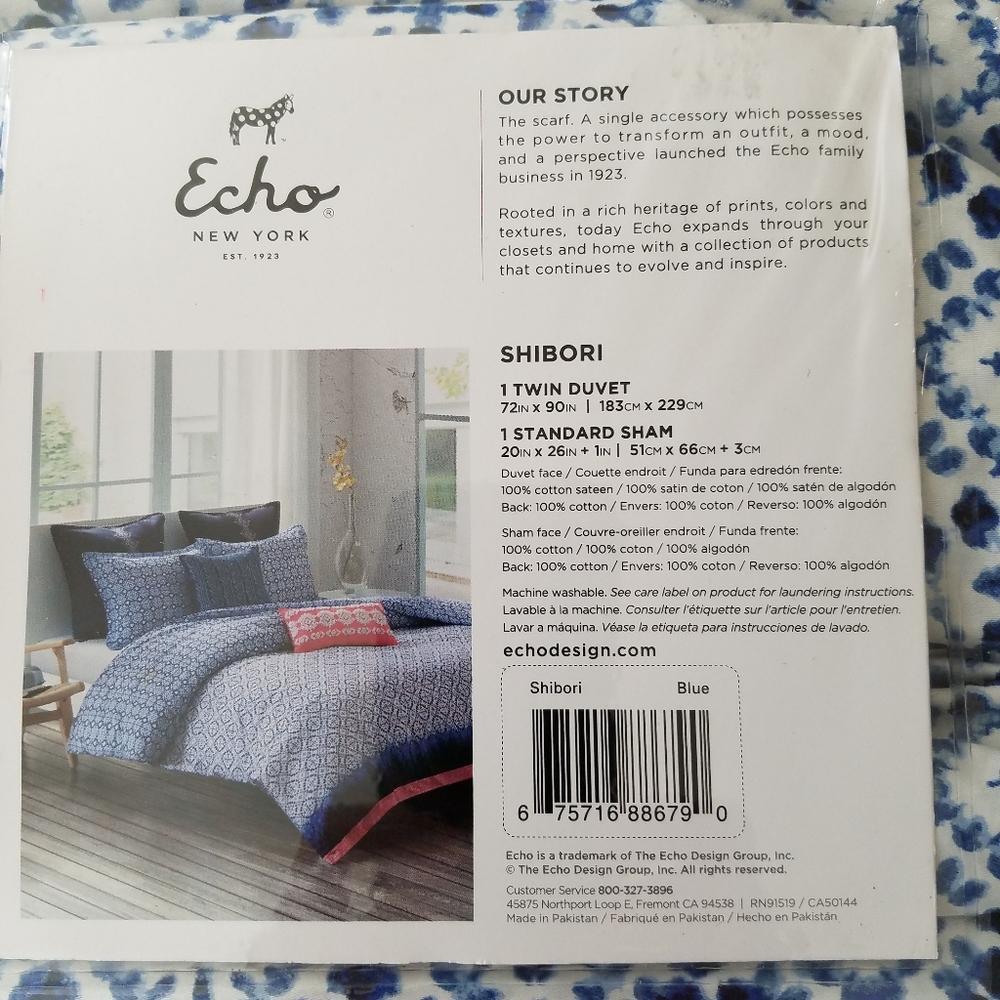 Echo Design Twin Duvet & Sham Set